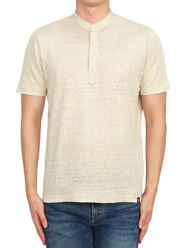 Men's Short Sleeve K-Shirt Beige - RVR LARDINI - BALAAN 2