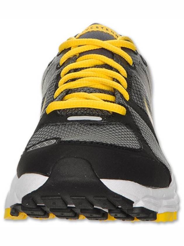 Livestrong Zoom Structure 15 Low Top Sneakers Black Yellow - NIKE - BALAAN 7