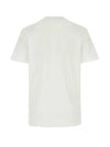 Triangle Logo Short Sleeve T-Shirt White - PRADA - BALAAN 3