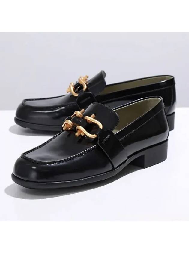 Leather Loafers Dark Green - BOTTEGA VENETA - BALAAN 2