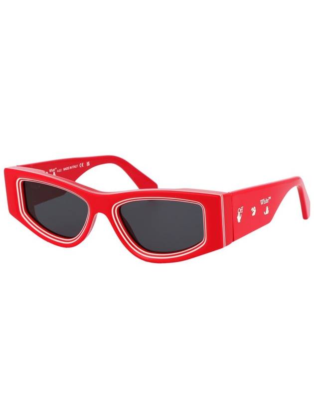 Eyewear Andy Rectangular Frame Sunglasses Red - OFF WHITE - BALAAN 3