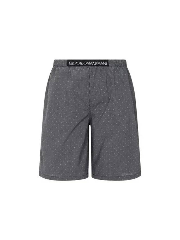 UNDERWEAR ARMANI BRAND DAY 10% 5 18 5 19 Men's Patterned Cotton Bermuda Shorts Black 270321 - EMPORIO ARMANI - BALAAN 1