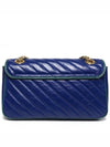 GG Marmont Small Cross Bag Blue - GUCCI - BALAAN 7