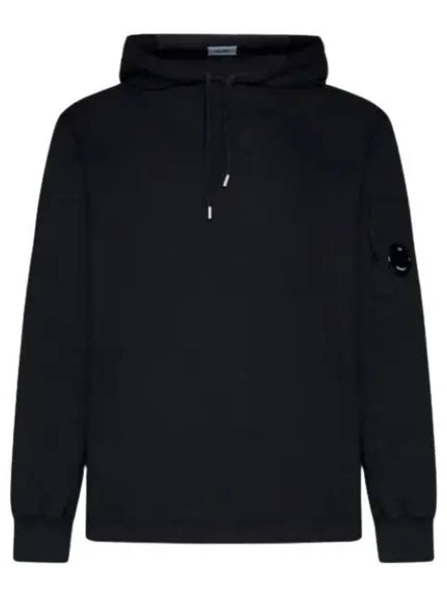 Light Fleece Hoodie Black - CP COMPANY - BALAAN 2