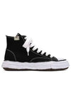 Maison MAISON Peterson 23 OG Sole Canvas High Top Sneakers Black - MIHARA YASUHIRO - BALAAN 2