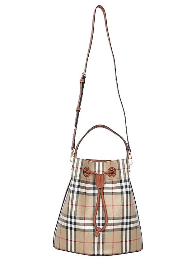 Vintage Check Bucket Bag Beige - BURBERRY - BALAAN 4