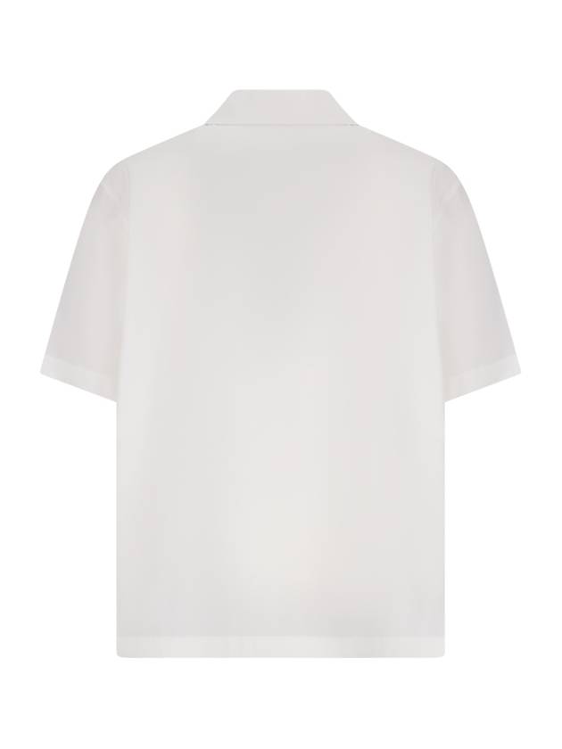 Men s V logo short sleeve shirt white - VALENTINO - BALAAN 3