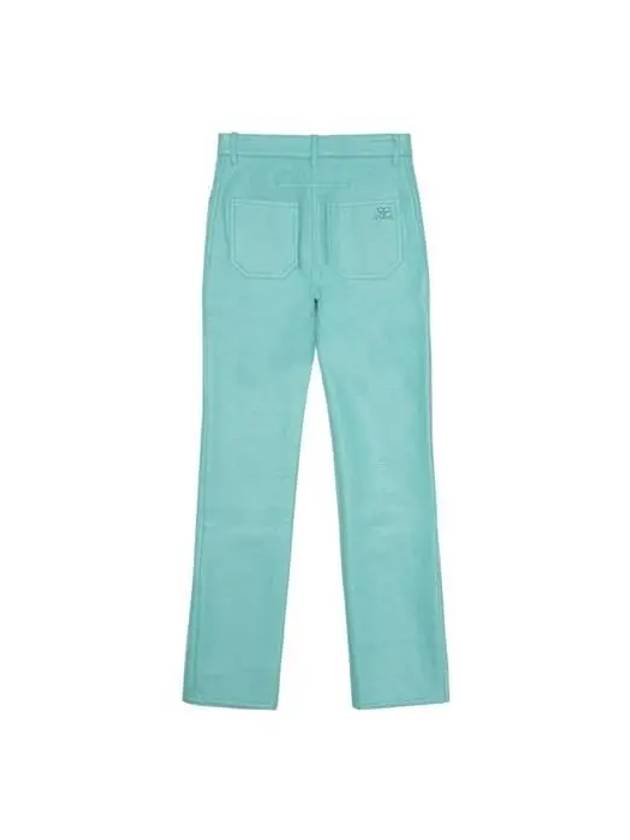 Courrèges Women's VINYL Pants 123CPA013VY0014_TQ - COURREGES - BALAAN 2