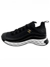 Mixed Fibers Velvet Calfskin Low Top Sneakers Black - CHANEL - BALAAN 2