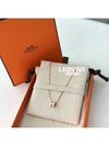 Mini Pop H Pendant Rose Gold & Blanc - HERMES - BALAAN 2