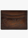 Bamboo Neo Scritto Leather Card Holder Kakao Brown N235726 ML6 - BERLUTI - BALAAN 1