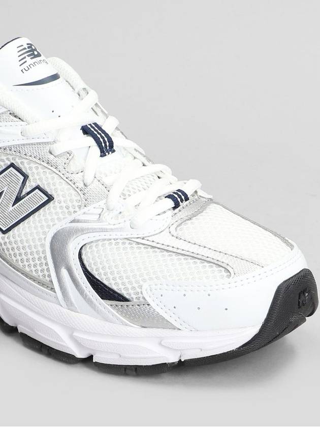 530 Retro Running Low Top Sneakers Navy White - NEW BALANCE - BALAAN 6