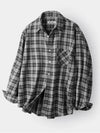 Forest Memory Check Shirt Black - INDUST - BALAAN 7