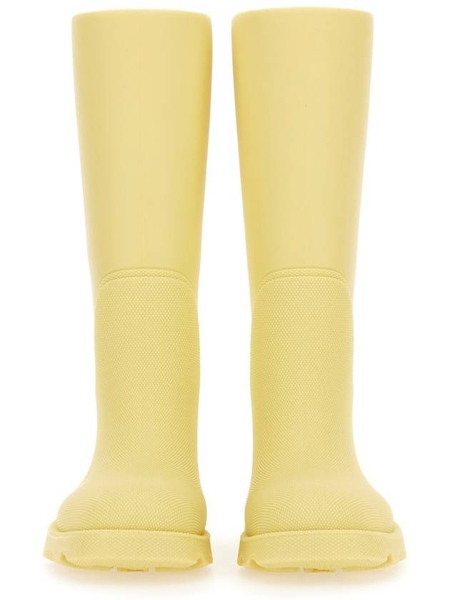 Marsh Long Rain Boots Beige - BURBERRY - BALAAN 5