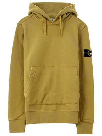 Wappenpatch mustard hoodie - STONE ISLAND - BALAAN 2