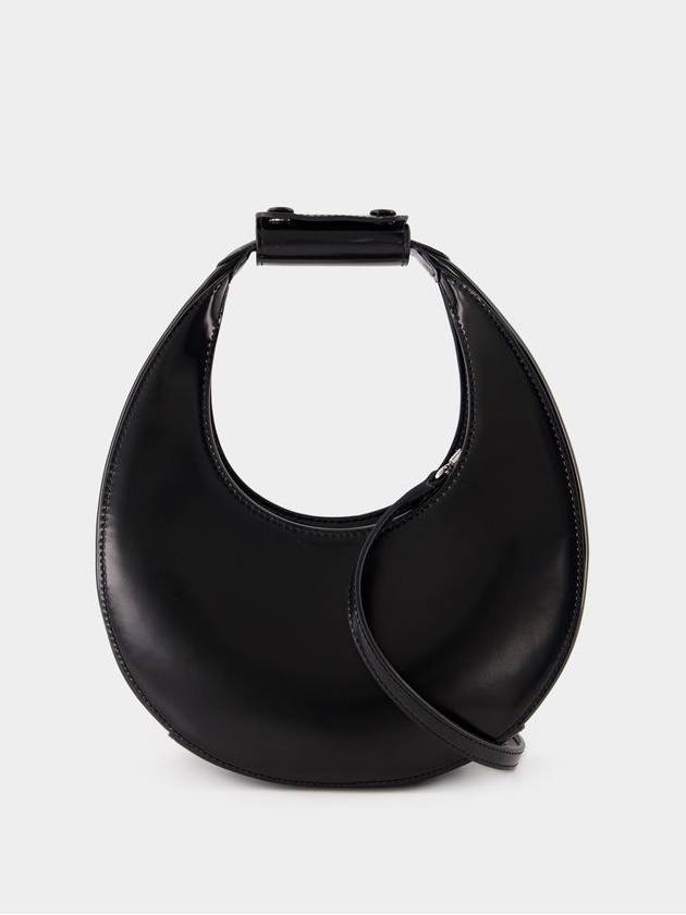 Mini Moon Bag - Staud - Leather - Black - STAUD - BALAAN 1