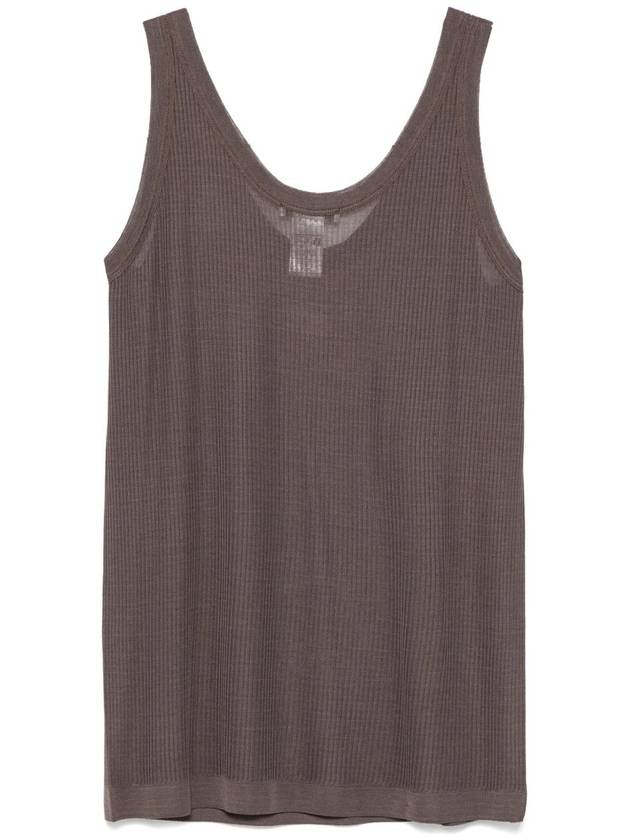 seamless ribbed tank top - LEMAIRE - BALAAN 2