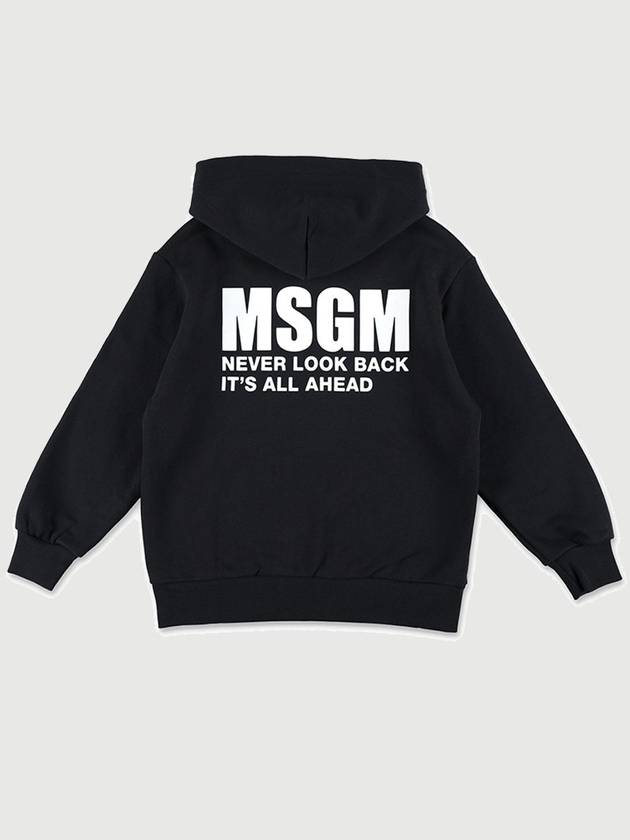 KIDS hood zip up HOODIE UNISEX F4MSJUZH073 brushed - MSGM - BALAAN 3