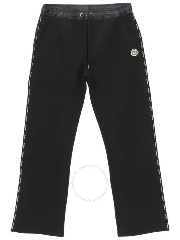 Women's Sweat Bottoms Logo Track Pants Black - MONCLER - BALAAN 2