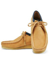 Wallaby Suede Loafer Light Tan Nubuck - CLARKS - BALAAN.