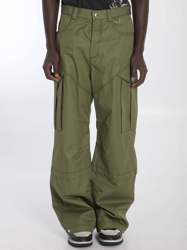 Cargo straight pants army green - OFF WHITE - BALAAN 2