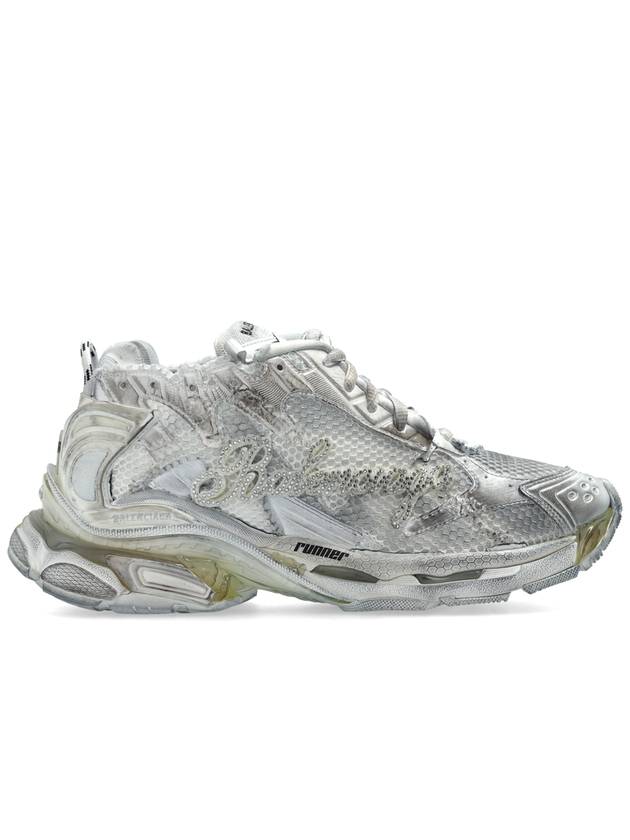 Balenciaga Sneakers Runner, Men's, Silver - BALENCIAGA - BALAAN 1