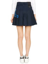 Women's Naomi Pleated Skirt Navy - J.LINDEBERG - BALAAN 5