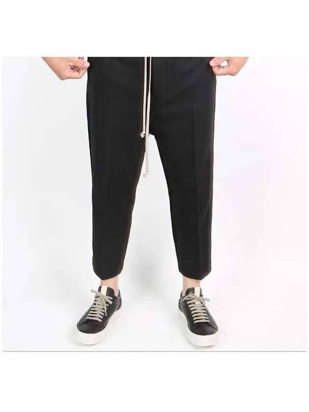 Astaire Cropped Baggy Pants Black - RICK OWENS - BALAAN 3