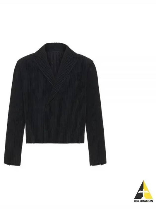 Tailored Pleated 2 Jacket Black - ISSEY MIYAKE - BALAAN 2