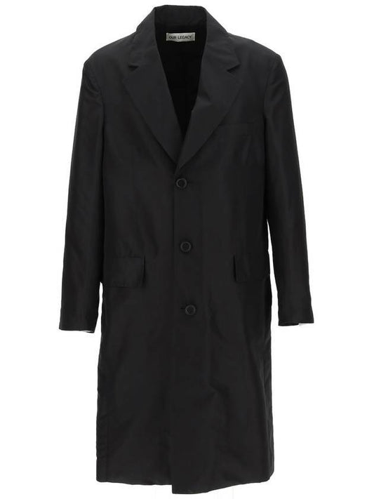 Dolphin Recycled Poly Single Coat Black - OUR LEGACY - BALAAN.