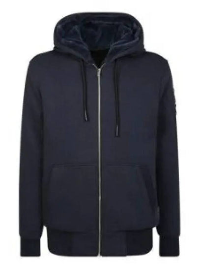 Classic Bunny Zip Up Hoodie Dark Sapphire Lining Dark Sapphire - MOOSE KNUCKLES - BALAAN 2