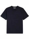 Back Logo Patch Pocket Short Sleeve T-Shirt Navy - ACNE STUDIOS - BALAAN 3