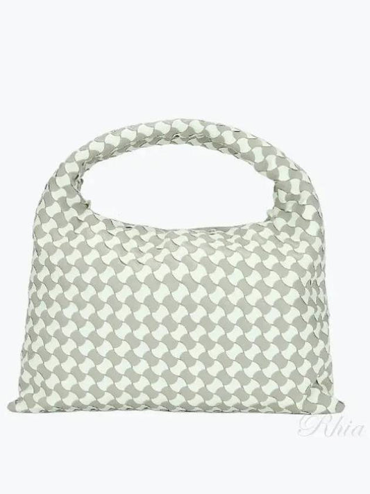 Tile Leather Tote Bag Grey - BOTTEGA VENETA - BALAAN 2