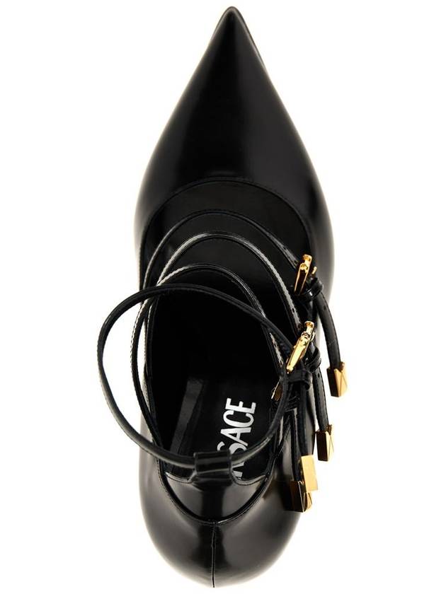 23 ss Black Leather TEMPEST Pumps 1009469DVT511B00V B0480454016 - VERSACE - BALAAN 4