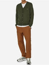 Cotton Curtis Cardigan Green - A.P.C. - BALAAN 6