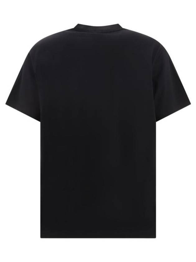 Logo Print Cotton Short Sleeve T-Shirt Black - BURBERRY - BALAAN 3