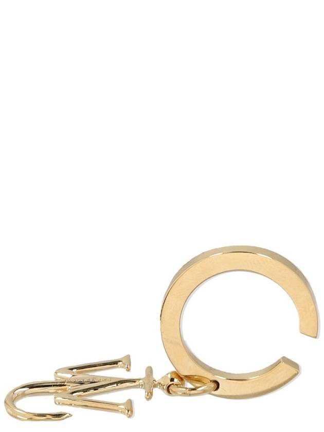 Logo Plaque Single Earring Gold - JW ANDERSON - BALAAN 5