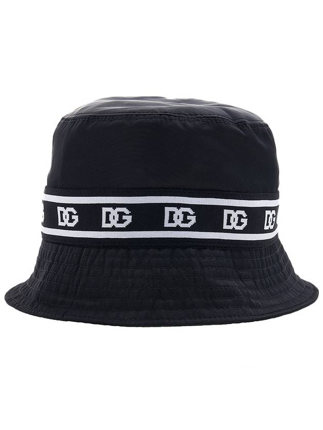 DG Logo Band Bucket Hat Black - DOLCE&GABBANA - BALAAN 3