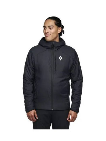 BLACK DIAMOND First Light Stretch Hoodie MENS OAMAP752263 - BLACK & BROWN - BALAAN 1