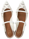 Marlon Sulzer MAUREEN FLAT 199 WHITE Women s Mule Shoes - MALONE SOULIERS - BALAAN 2