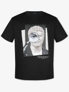 Bluetooth Print Short Sleeve T-Shirt Black - NEIL BARRETT - BALAAN 3