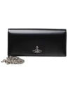 Jordan Chain Long Wallet Black - VIVIENNE WESTWOOD - BALAAN 1