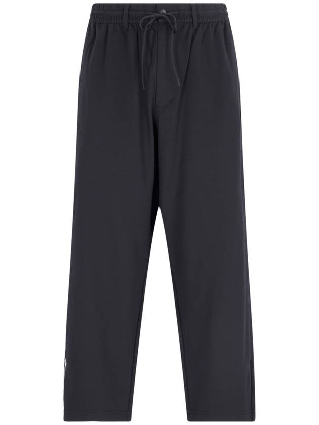 Striped Track Pants Black - Y-3 - BALAAN 2