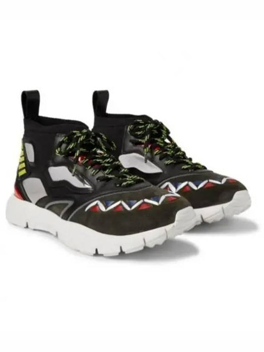 PY0S0A71 Heroes Reflex Sneakers Black Multicolor UQF DBK - VALENTINO - BALAAN 2