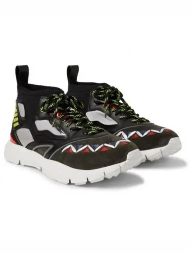 PY0S0A71 Heroes Reflex Sneakers Black Multicolor UQF DBK - VALENTINO - BALAAN 1