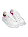 Oversole Metal Pink Tab Low Top Sneakers White - ALEXANDER MCQUEEN - BALAAN 6