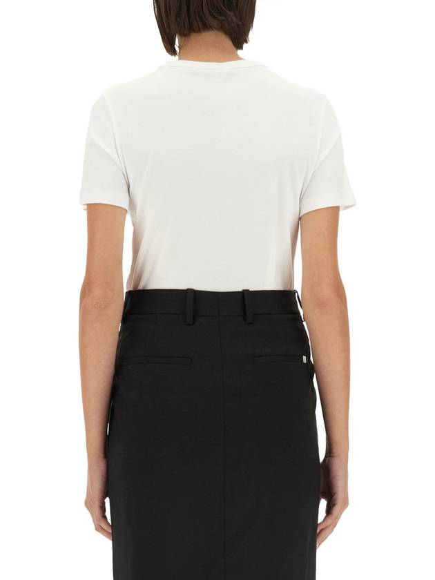 Crew Neck Short Sleeve T-Shirt White - HELMUT LANG - BALAAN 6