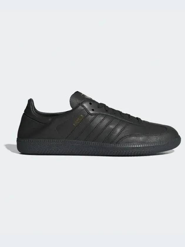 Samba Decon Leather Low Top Sneakers Core Black - ADIDAS - BALAAN 2