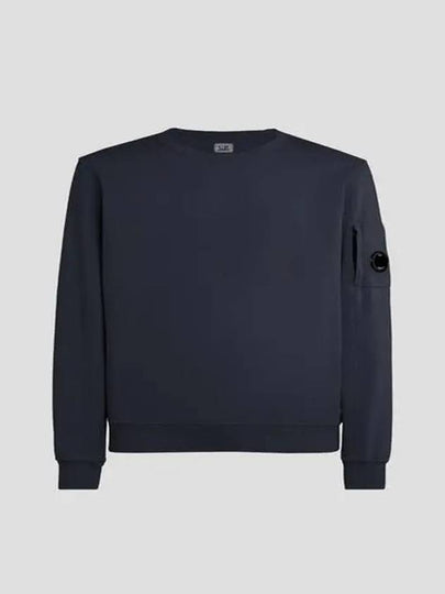 Light Fleece Sweatshirt Navy - CP COMPANY - BALAAN 2