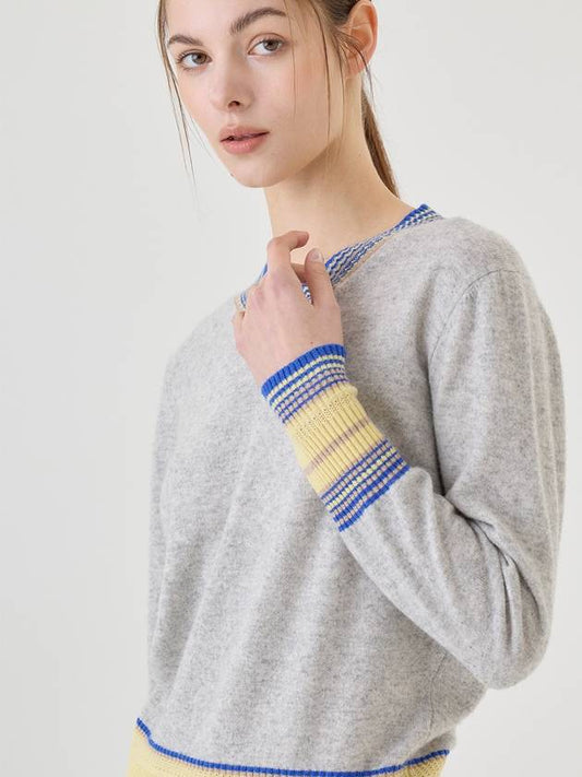 Cashmere Wool Preppy Look Ivy Knit Top - RS9SEOUL - BALAAN 2